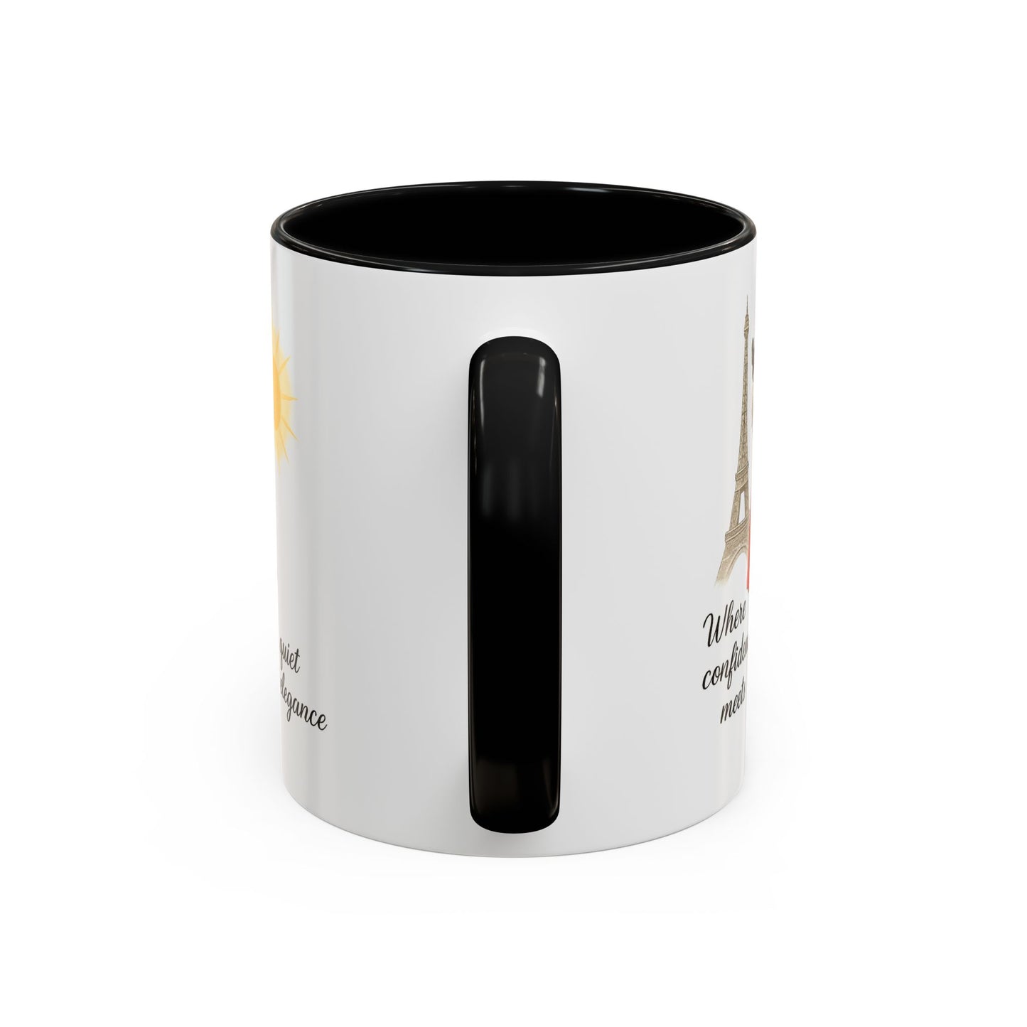 Elegant Confidence Coffee Mug - Inspiring Quote & Chic Design for Tea Lovers, Gifts for Her, Home Office Decor, Parisian Style