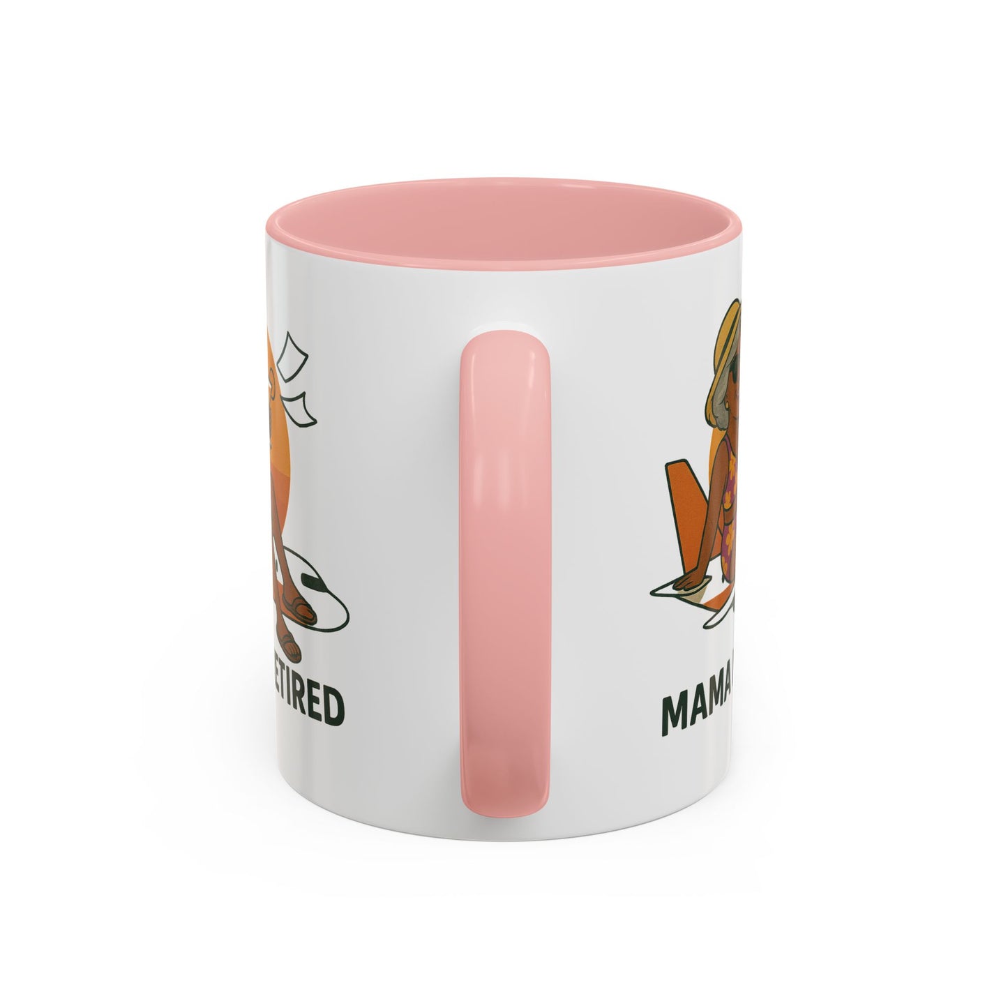 Charming Retired Mama Coffee Mug - Fun Gift for Retirement Celebration