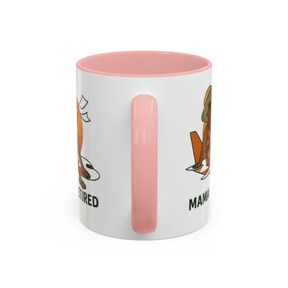 Charming Retired Mama Coffee Mug - Fun Gift for Retirement Celebration