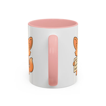 Cute Ms Mai Fox Inspirational Coffee Mug - Happiness is Found Within