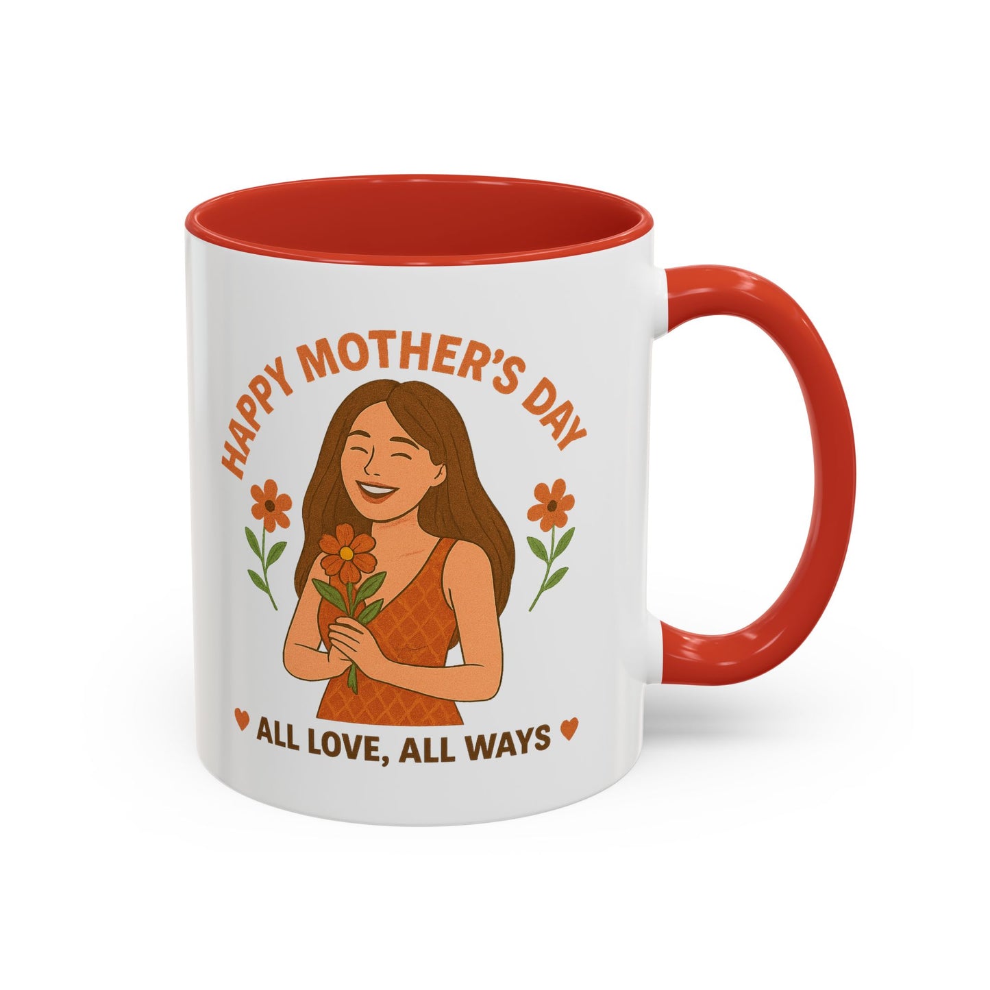 Mother's Day Accent Coffee Mug - All Love, All Ways - Perfect Gift for Moms