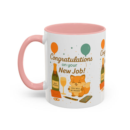 Congratulations New Job, Office Gift, Funny Coffee Cup