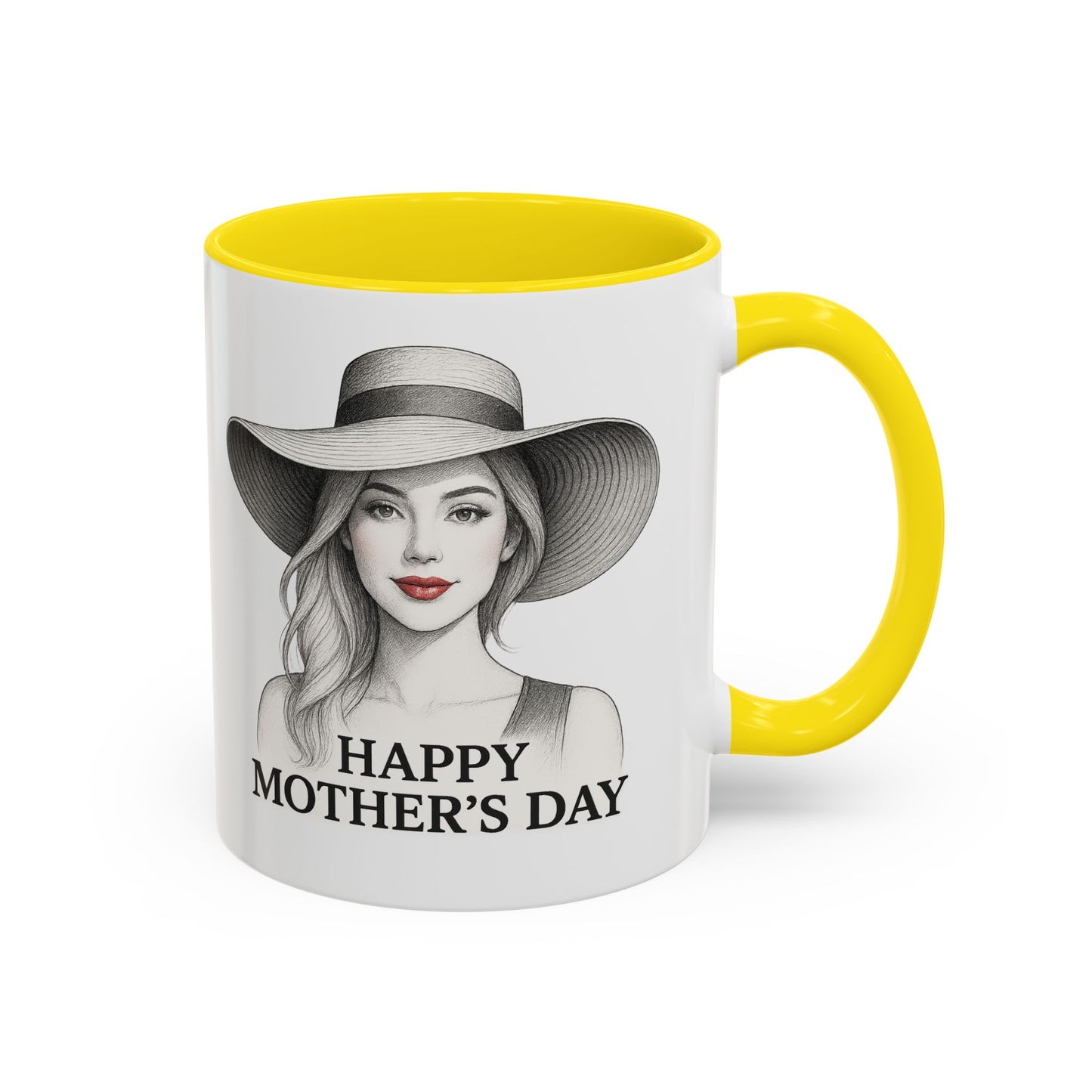 Happy Mother's Day Accent Coffee Mug - Stylish Gift for Moms