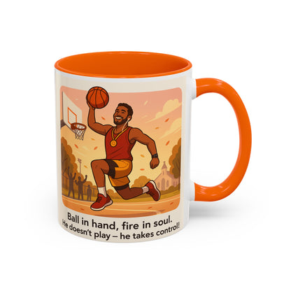 Basketball Motivational Coffee Mug for sport lovers - 11oz & 15oz with Inspirational Quote