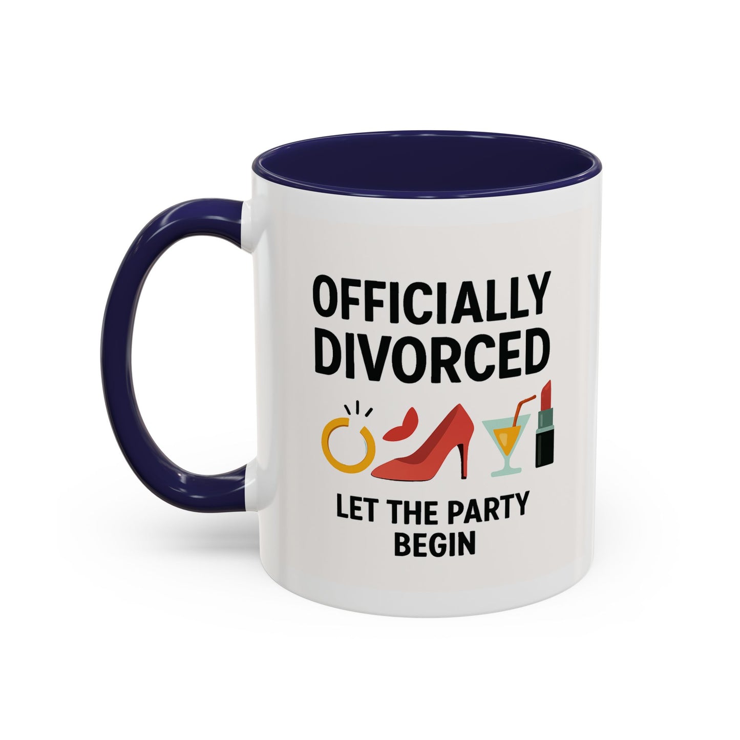 Officially Divorced Coffee Mug - Celebrate Freedom, Divorce Party Mug, Gift for Her, Sassy Humor, New Beginnings