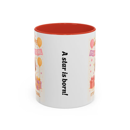 Welcome Baby Girl Coffee Mug | Cute Drinkware, Celebration Mug