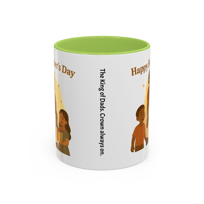 Happy Father's Day Coffee Mug - Celebrate Dad with Joyful Family Design
