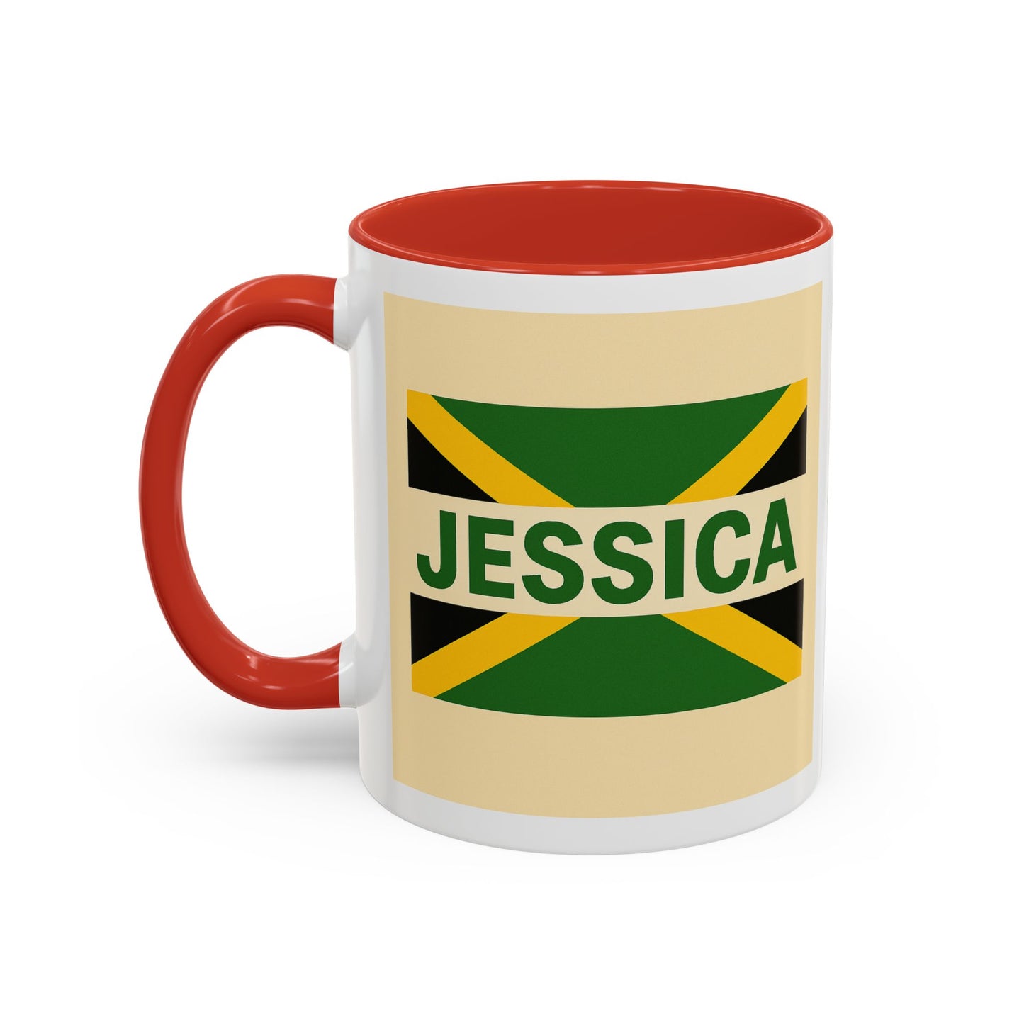 Jamaican Themed Coffee Mug - 'Jessica' with Carnival Queen Vibes