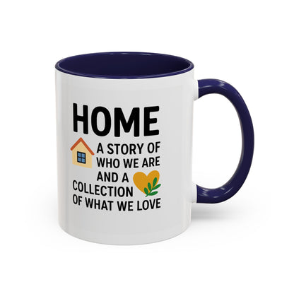Home Story Accent Coffee Mug | 11 oz & 15 oz | Perfect Gift for New Homeowners