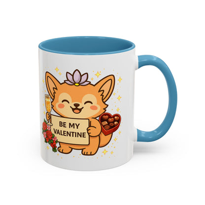 Valentine Coffee Mug  "Be My Valentine" Gift
