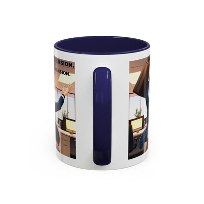 Retirement Celebration Coffee Mug - Goodbye Tension, Hello Pension!