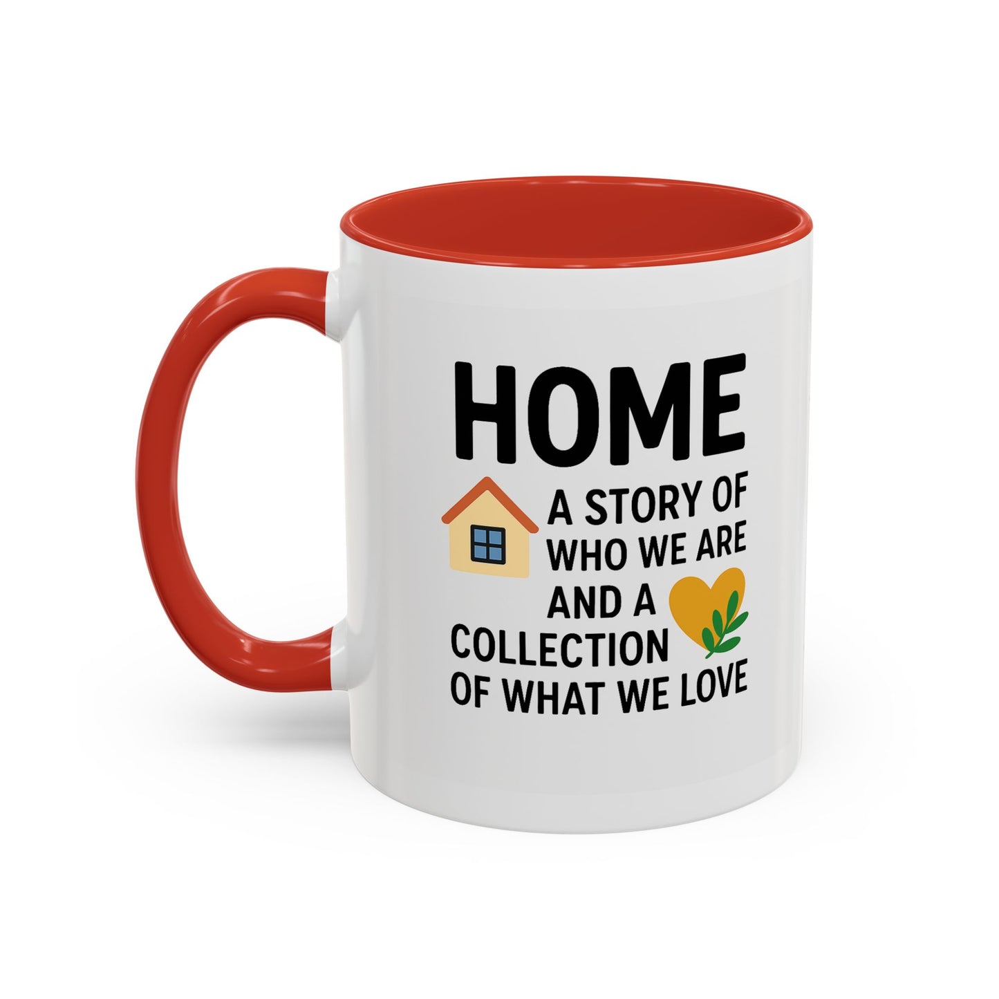 Home Story Accent Coffee Mug | 11 oz & 15 oz | Perfect Gift for New Homeowners