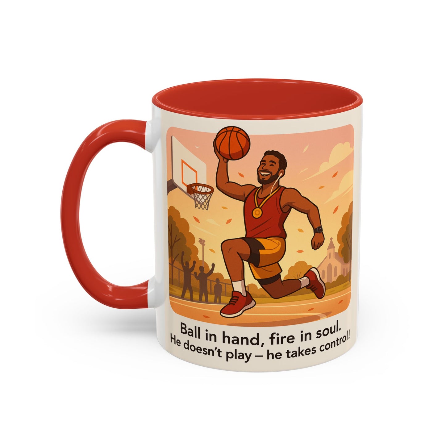 Basketball Motivational Coffee Mug for sport lovers - 11oz & 15oz with Inspirational Quote