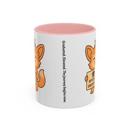 Graduation Celebration Coffee Mug - Officially Graduated Design