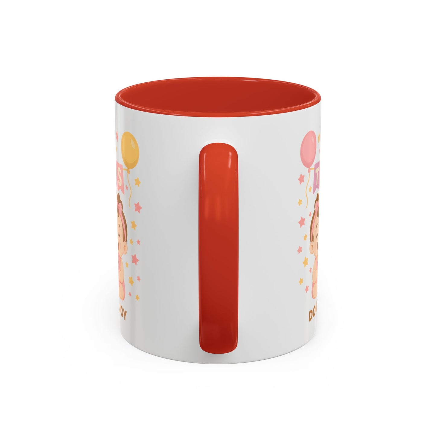 Twin Celebration Coffee Mug, Cute Twins Mug for Parents, Baby Shower Gift, Personalized Coffee Cup, Double the Joy Mug
