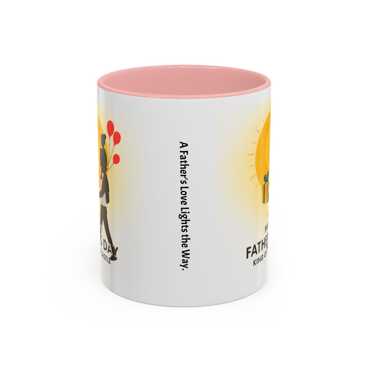 Father's Day Accent Coffee Mug - King of the Castle Design