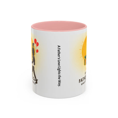 Father's Day Accent Coffee Mug - King of the Castle Design