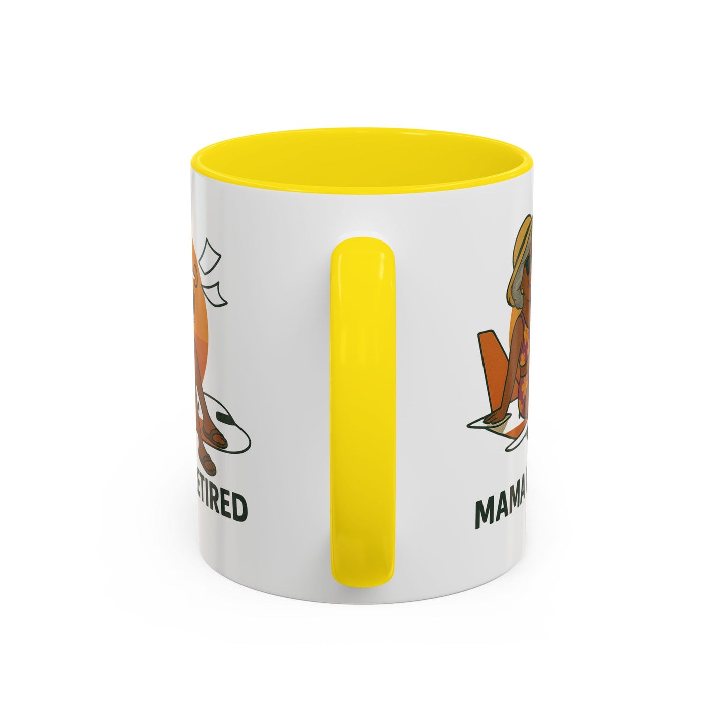 Charming Retired Mama Coffee Mug - Fun Gift for Retirement Celebration