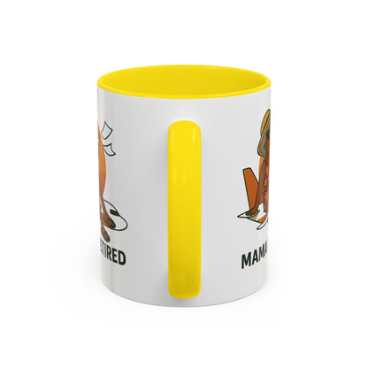 Charming Retired Mama Coffee Mug - Fun Gift for Retirement Celebration