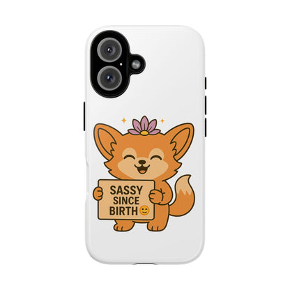 Cute Sassy Phone Case - Adorable Animal Design, Unique Gift for Pet Lovers, Fun Birthday Present, Stylish Phone Accessory, Playful