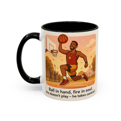 Basketball Motivational Coffee Mug for sport lovers - 11oz & 15oz with Inspirational Quote