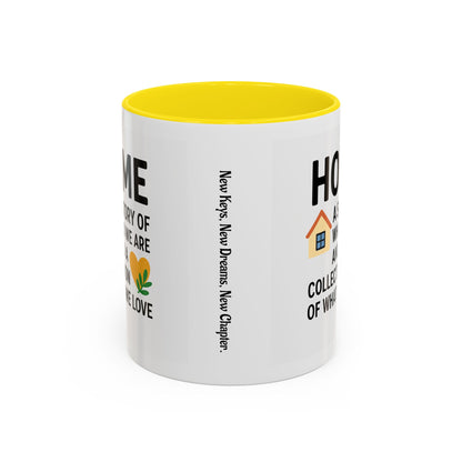 Home Story Accent Coffee Mug | 11 oz & 15 oz | Perfect Gift for New Homeowners