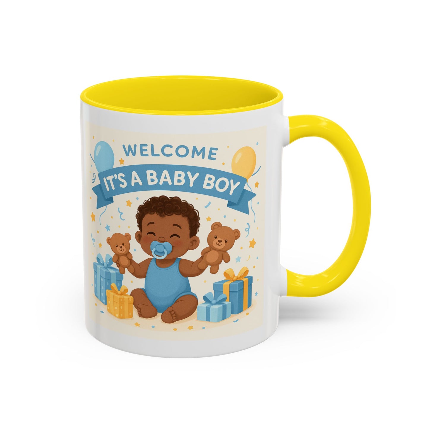 Welcome Baby Boy Coffee Mug - Born to Steal Hearts - Perfect Baby Shower Gift