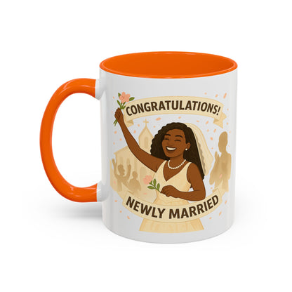 Newly Married Congratulations Coffee Mug - Celebrate Love & New Beginnings