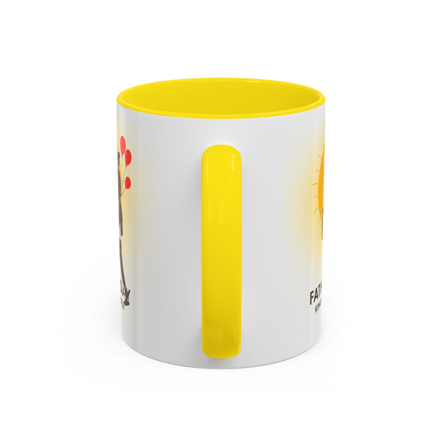Father's Day Accent Coffee Mug - King of the Castle Design