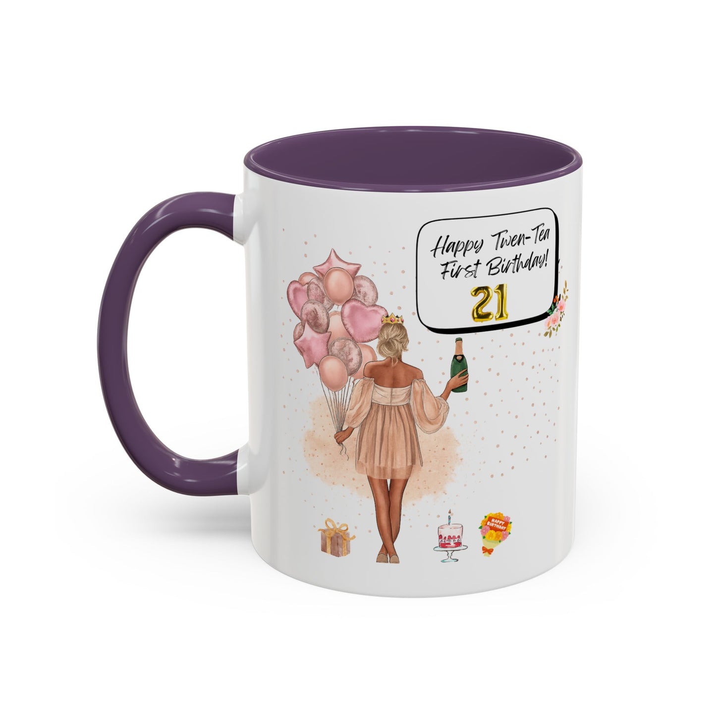 21st Birthday Celebration Coffee Mug, Funny Gift for Turning 21