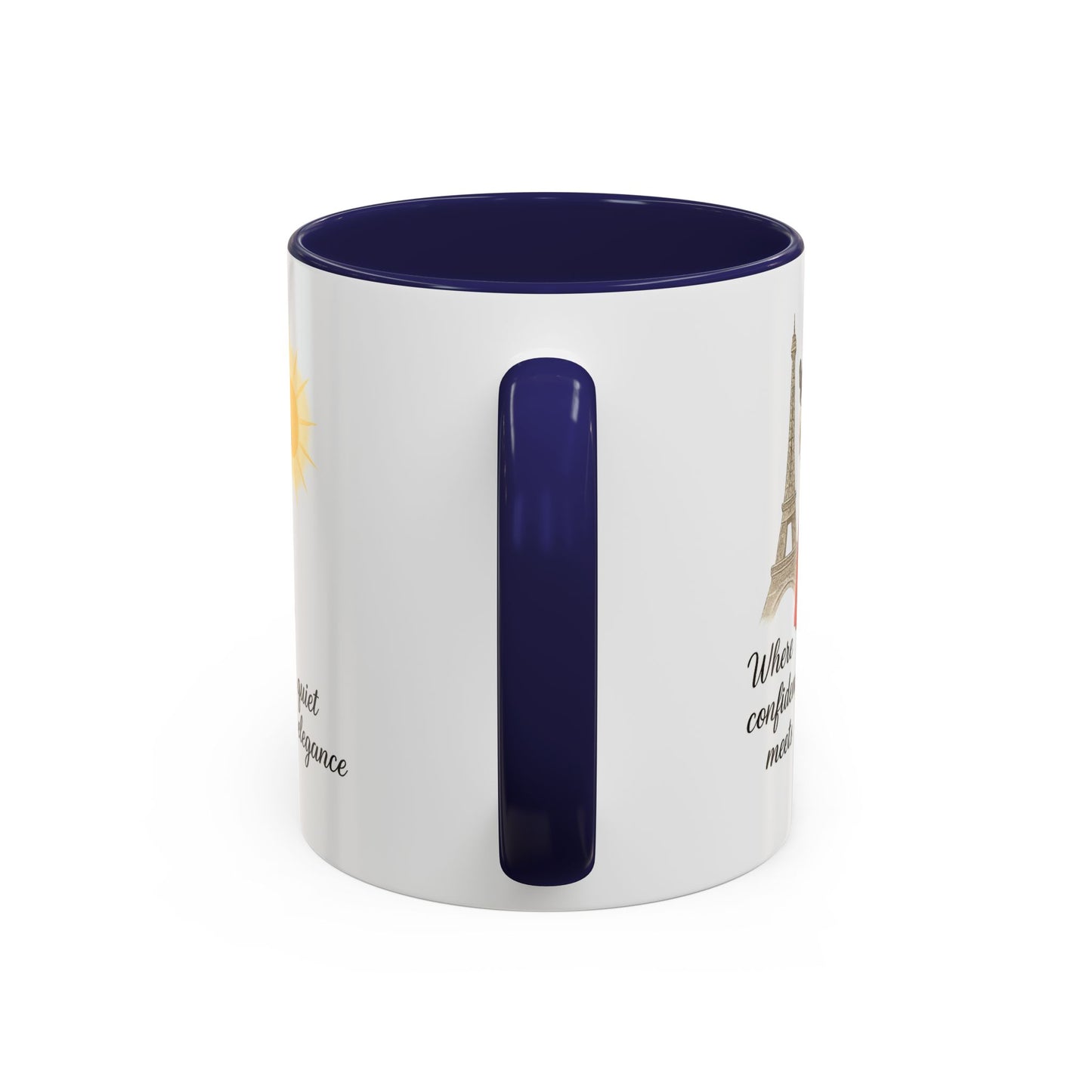 Elegant Confidence Coffee Mug - Inspiring Quote & Chic Design for Tea Lovers, Gifts for Her, Home Office Decor, Parisian Style