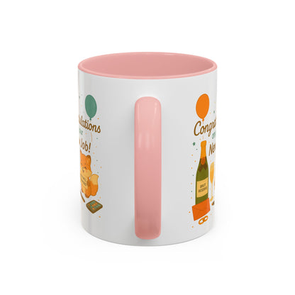 Congratulations New Job, Office Gift, Funny Coffee Cup