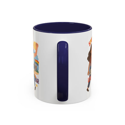 LGBTQ+ Pride Accent Coffee Mug - 'Spell It Queer Loud and Clear' - 11oz & 15oz