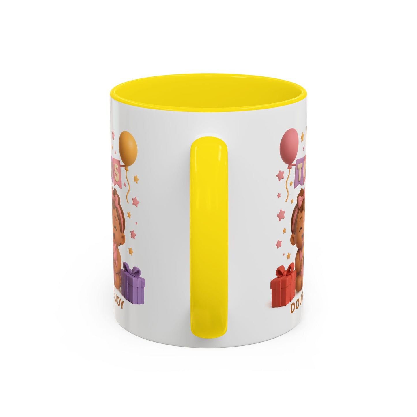 Twins Celebration Coffee Mug – Double the Joy, Gifts for New Parents, Baby Shower Favor, Sibling Gift, Cute Mug for Twins