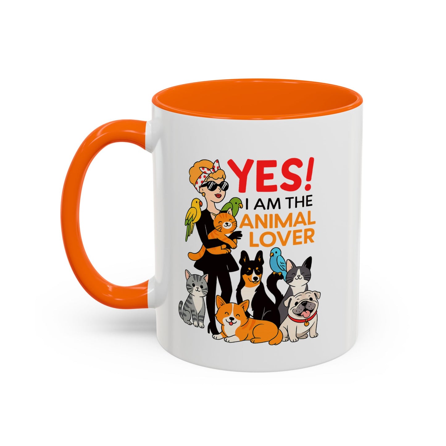 Animal Lover Coffee Mug - Perfect Gift for Pet Owners, Animal Enthusiasts, Dog Lovers, Cat Lovers