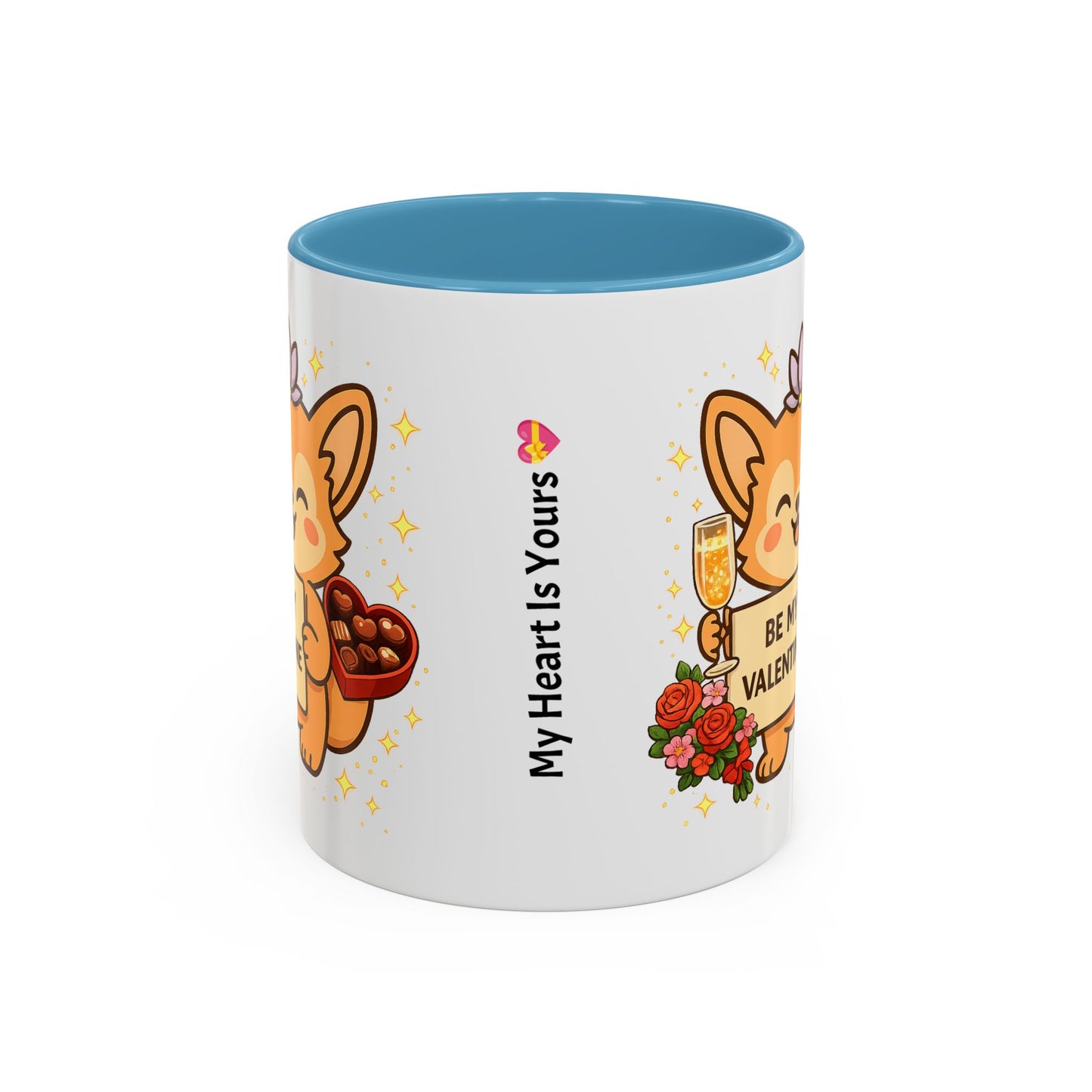 Valentine Coffee Mug  "Be My Valentine" Gift