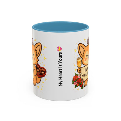 Valentine Coffee Mug  "Be My Valentine" Gift