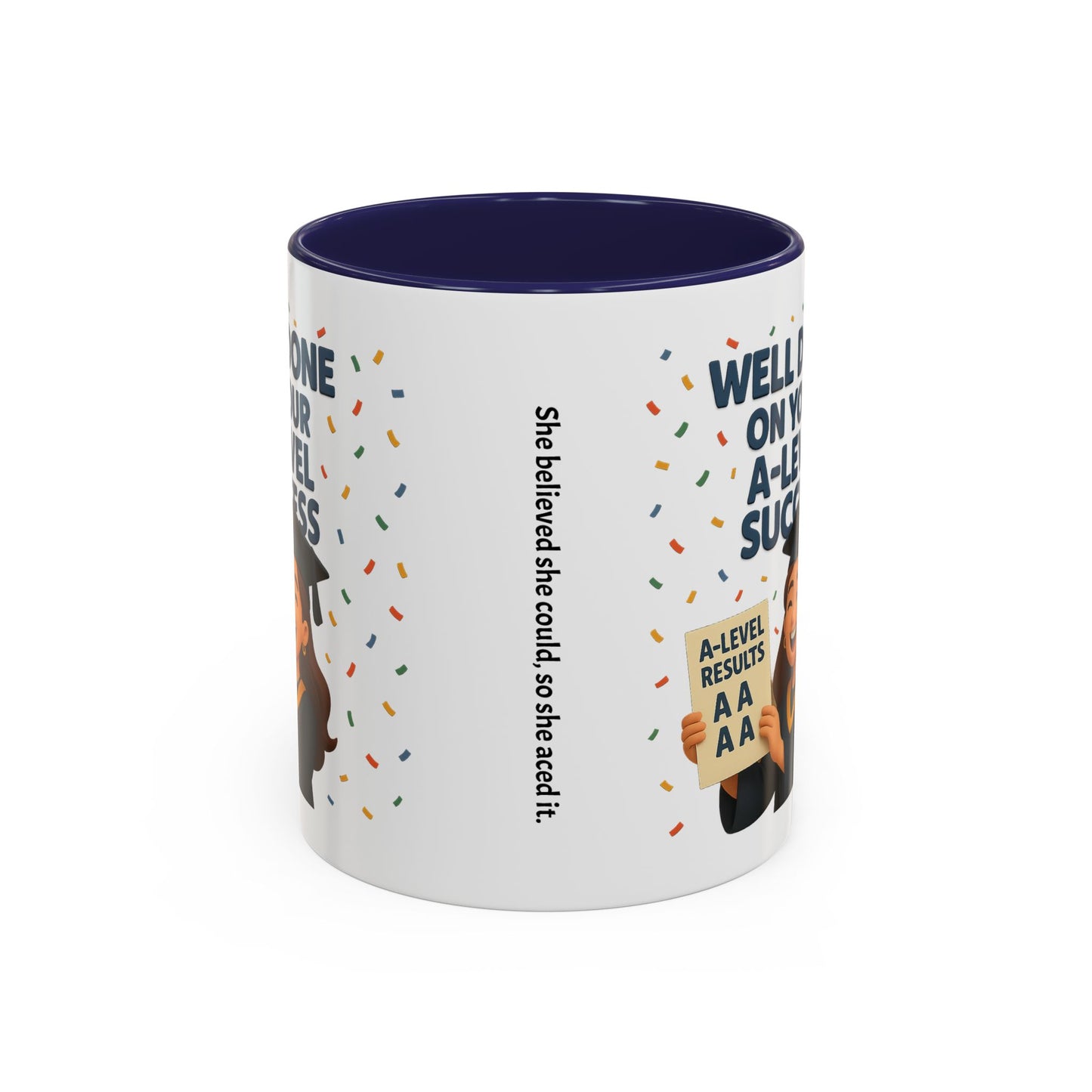 Celebratory Accent Coffee Mug - You Did It! Graduation Cheers