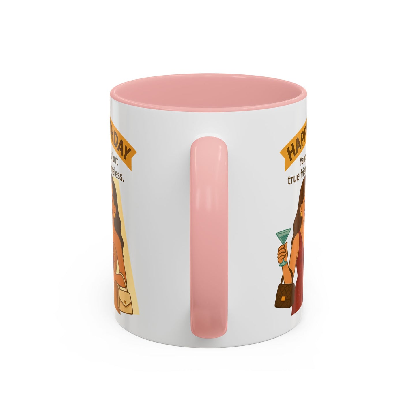 Timeless Birthday Accent Coffee Mug - Perfect Gift for Celebrations