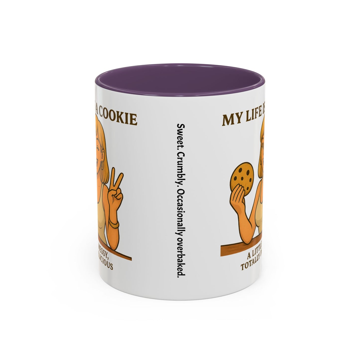 Funny Life is a Cookie Coffee Mug - Perfect for Treat Lovers