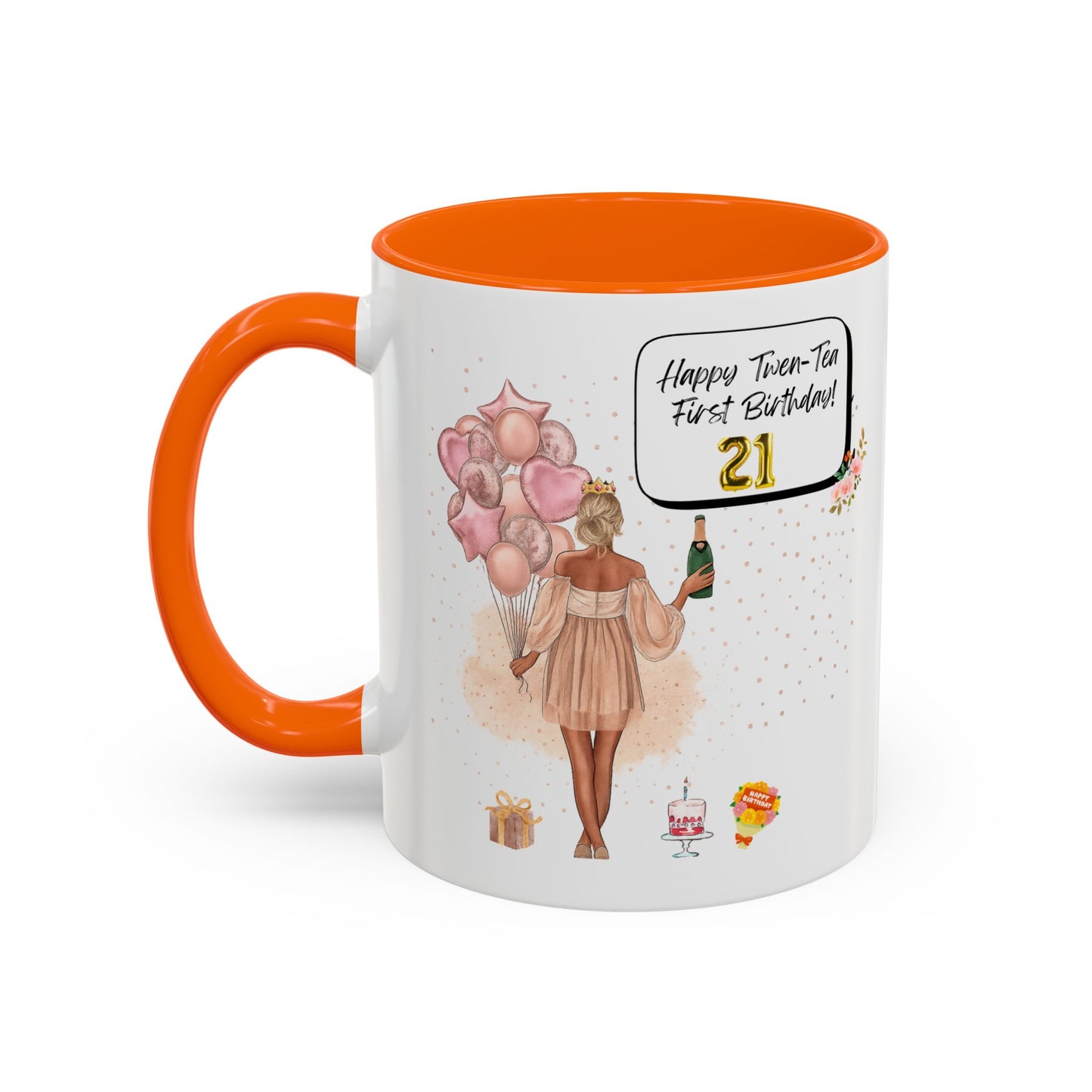 21st Birthday Celebration Coffee Mug, Funny Gift for Turning 21