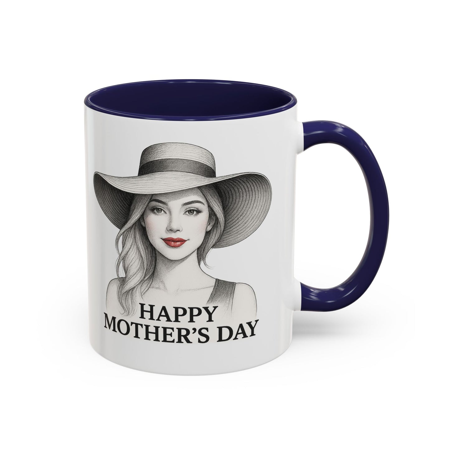 Happy Mother's Day Accent Coffee Mug - Stylish Gift for Moms