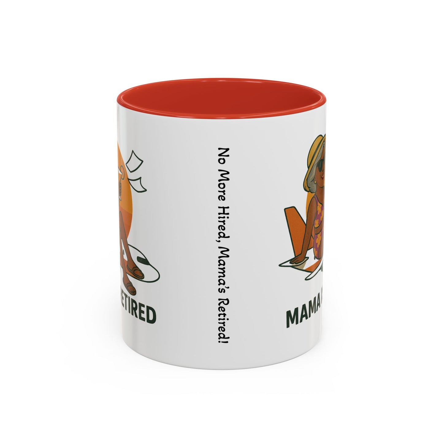 Charming Retired Mama Coffee Mug - Fun Gift for Retirement Celebration