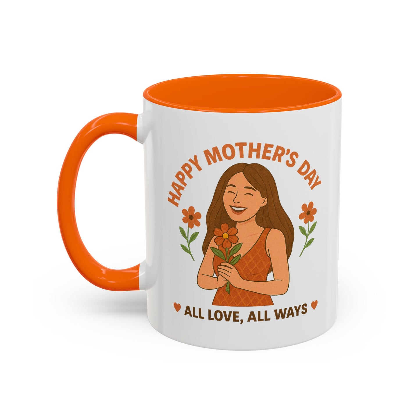 Mother's Day Accent Coffee Mug - All Love, All Ways - Perfect Gift for Moms