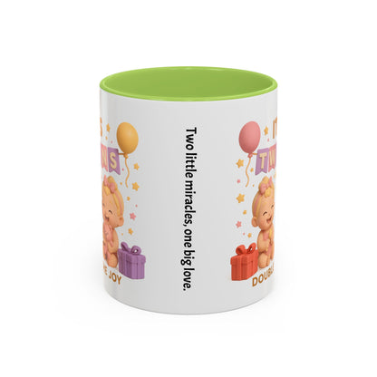 Twins girls - Celebration Coffee Mug - Double the Joy