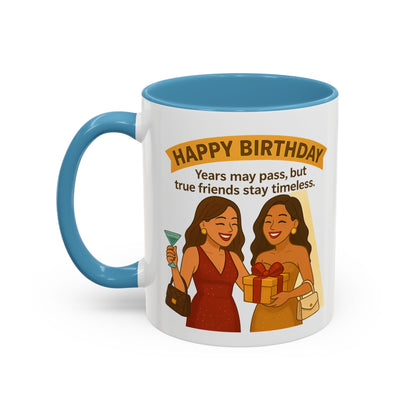 Timeless Birthday Accent Coffee Mug - Perfect Gift for Celebrations