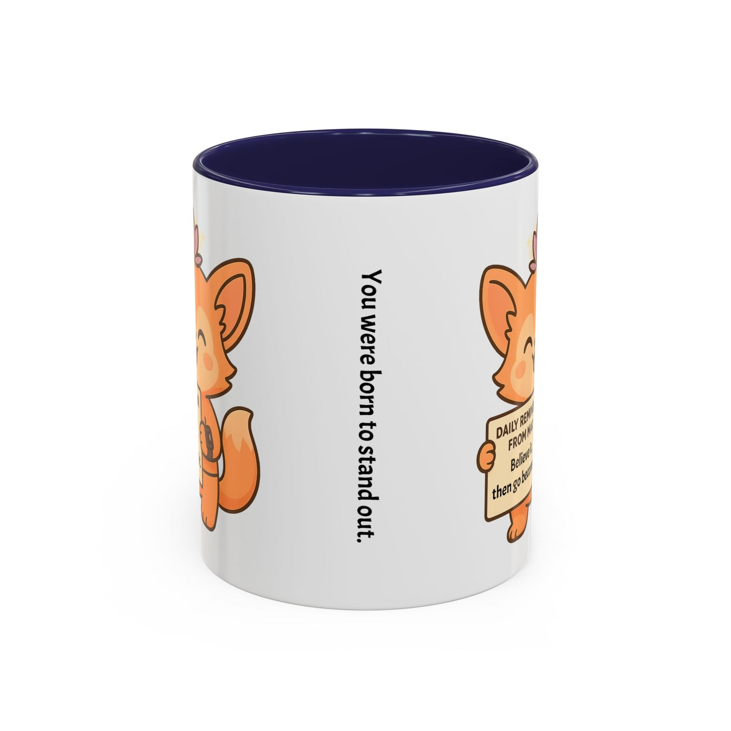 Cute Motivational Coffee Mug, Inspirational Gift, Daily Reminder from Mai Mug, Cat Lover Gift, Coffee Lover's Companion