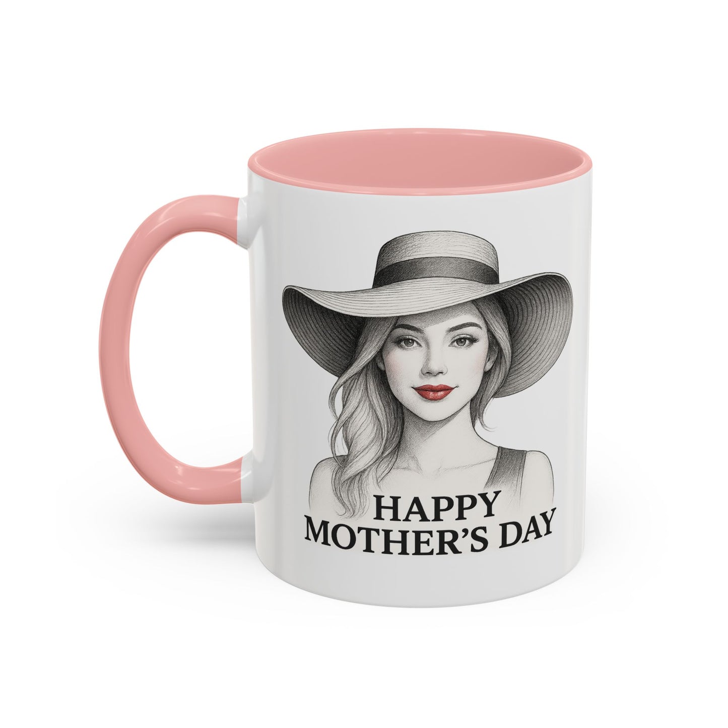 Happy Mother's Day Accent Coffee Mug - Stylish Gift for Moms