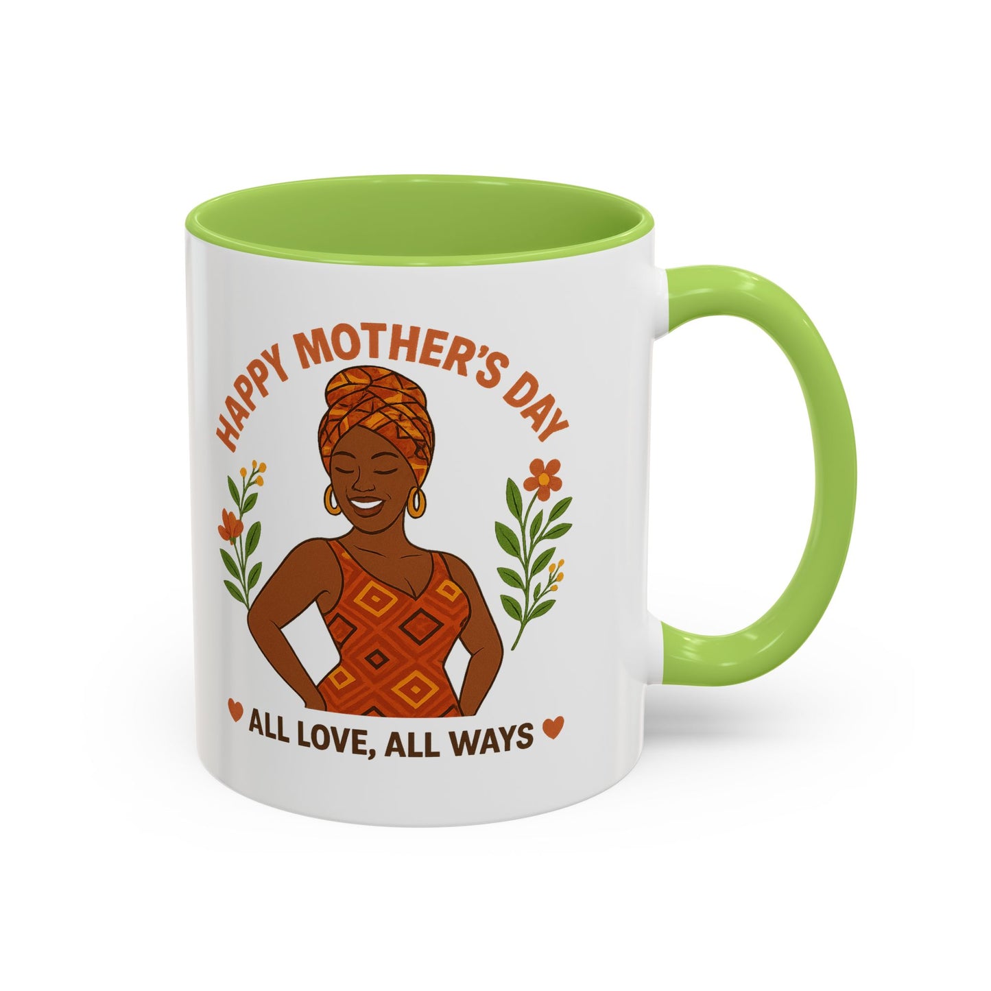 Happy Mother's Day Coffee Mug - Every Queen Deserves Her Day - Afro