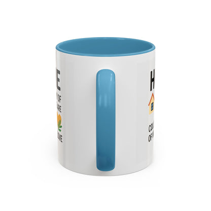 Home Story Accent Coffee Mug | 11 oz & 15 oz | Perfect Gift for New Homeowners